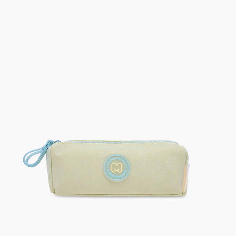 MARSHMALLOW Glittery Yellow Pencil Pouch for Kids - Image 1